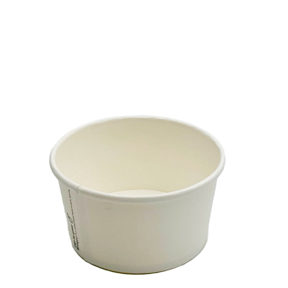 12oz/360mL PLA Coated White Paper Soup Cup