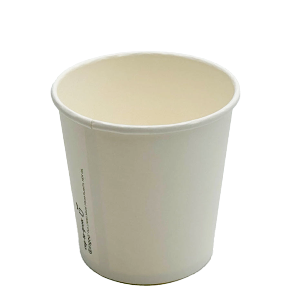 24oz/710mL PLA Coated White Paper Soup Cup