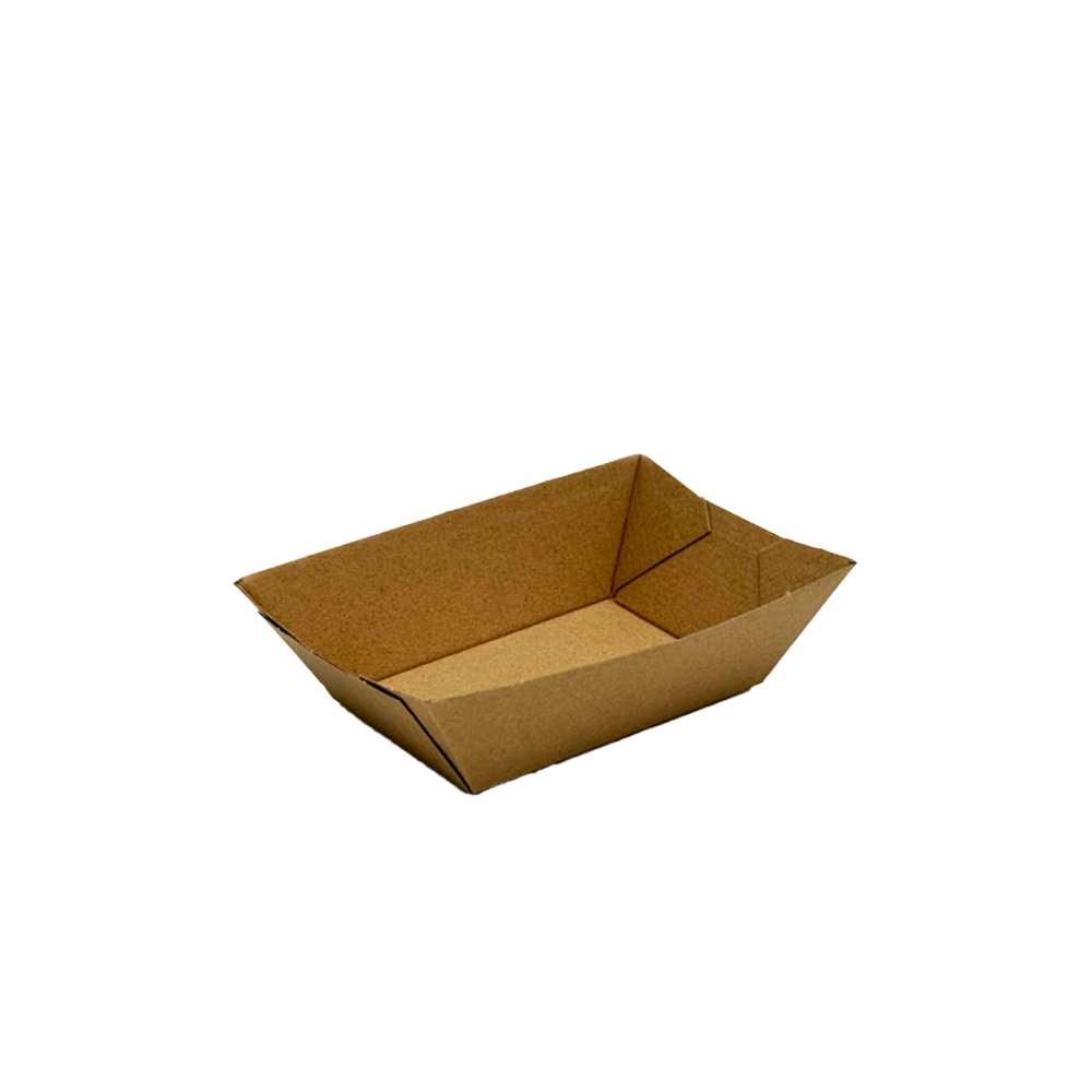 Corrugated Baby Kraft Brown Food Tray