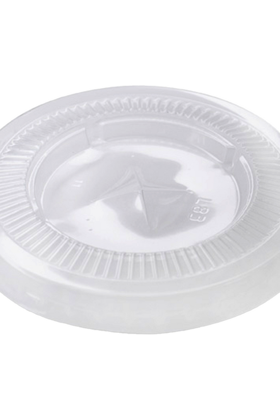 Nắp phẳng PP nhỏ (D/80mm) X Lỗ khe phù hợp với cốc PP 200-285mL