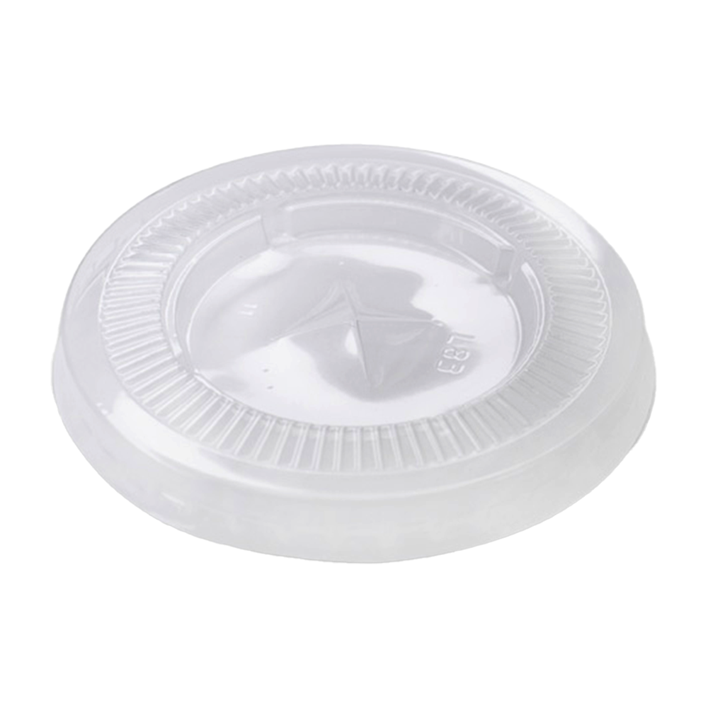 Small (D/80mm) PP Flat Lid X Slot Hole Suit 200-285mL PP Cups