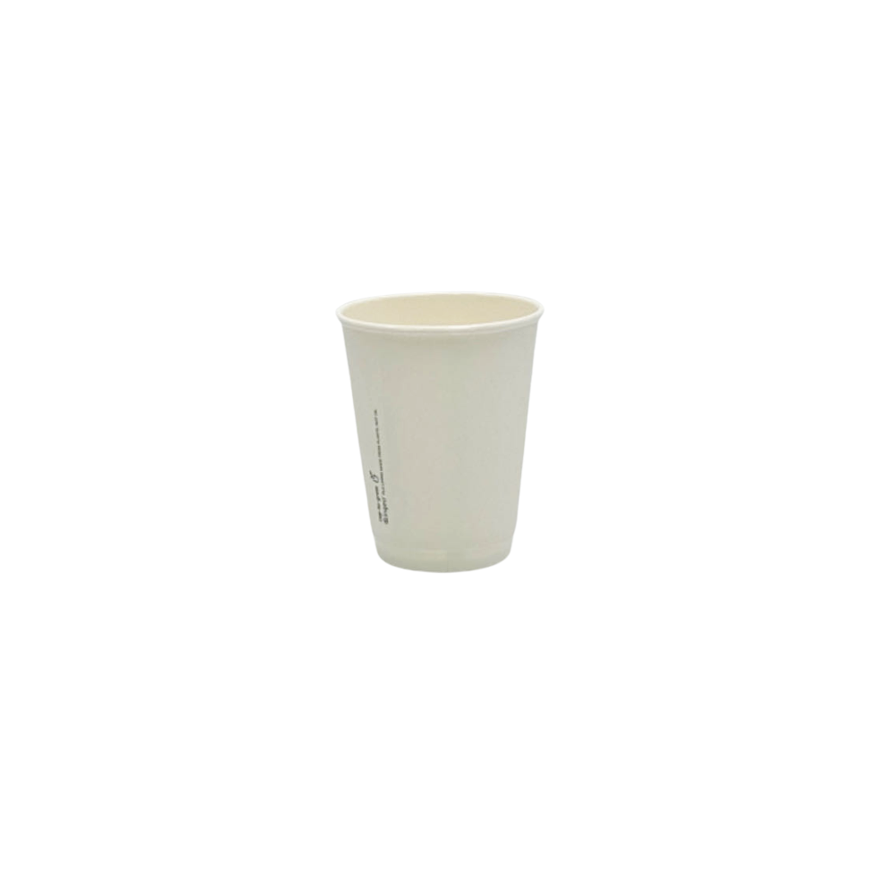 12oz/355mL PLA Coated DW (D/90mm) Paper Cup White