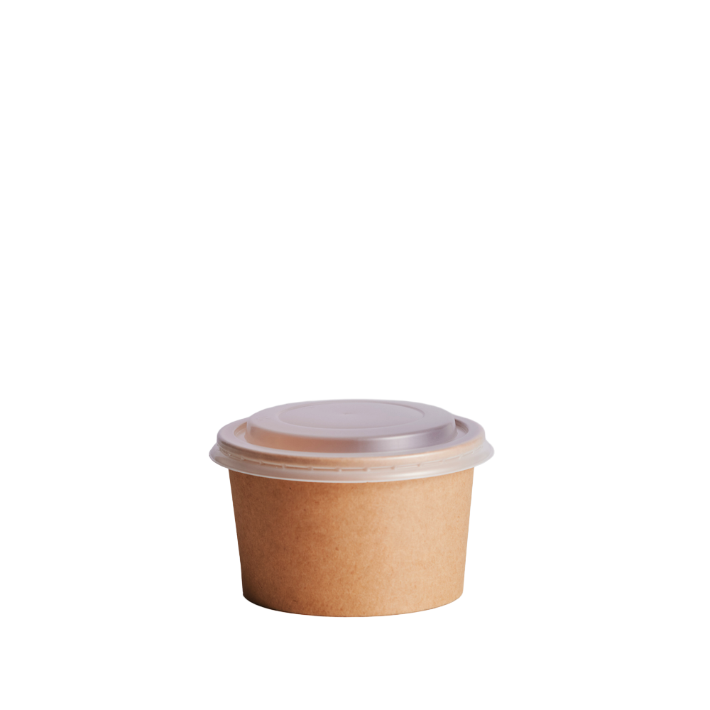 400mL (13oz) Kraft PP Paperway™ Round Container