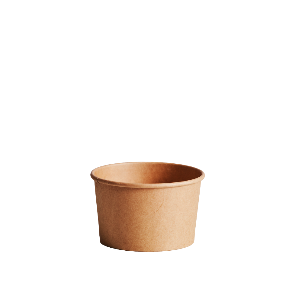 400mL (13oz) Kraft PP Paperway™ Round Container
