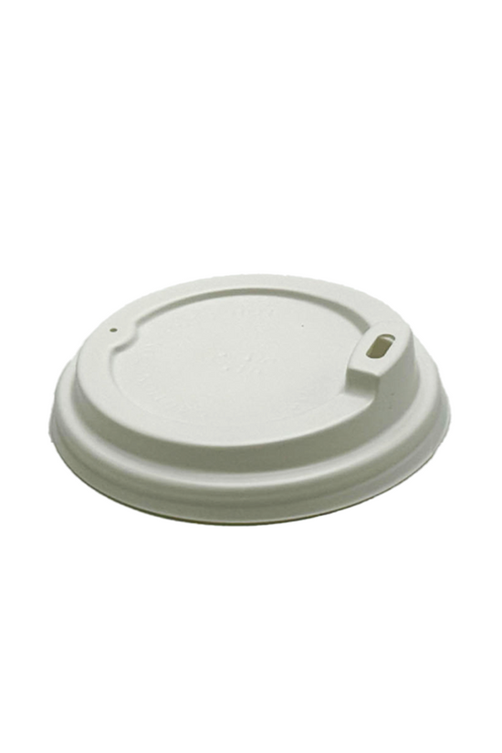 90mm PS White Spout Lid