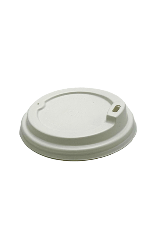 Small White 80mm Sipper Lid for Paper Cups