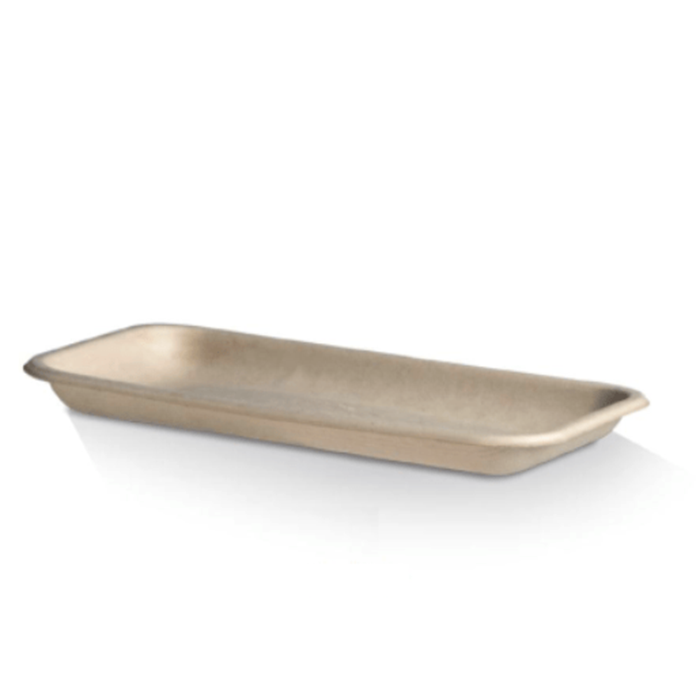 212x110x15mm-17s Natrual Sugarcane Produce Tray - 500/CTN