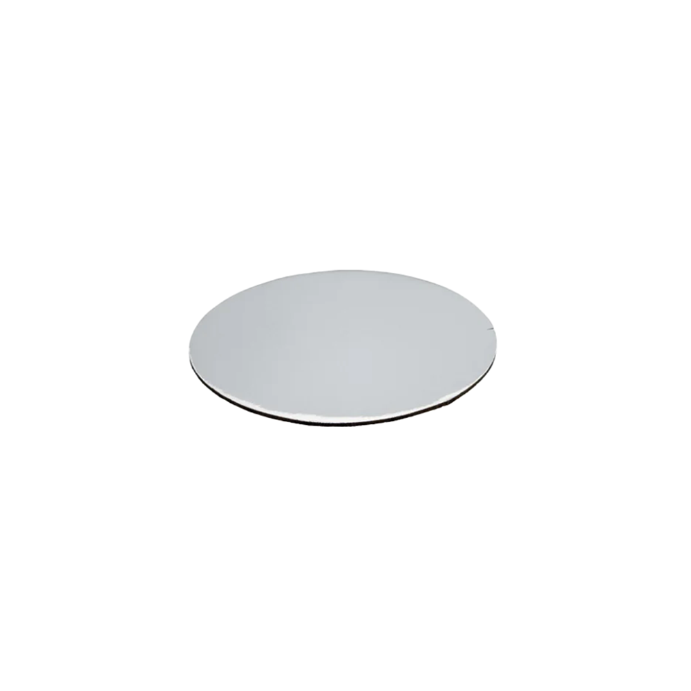 6 Inch Round STD Foil Cake Board - Silver