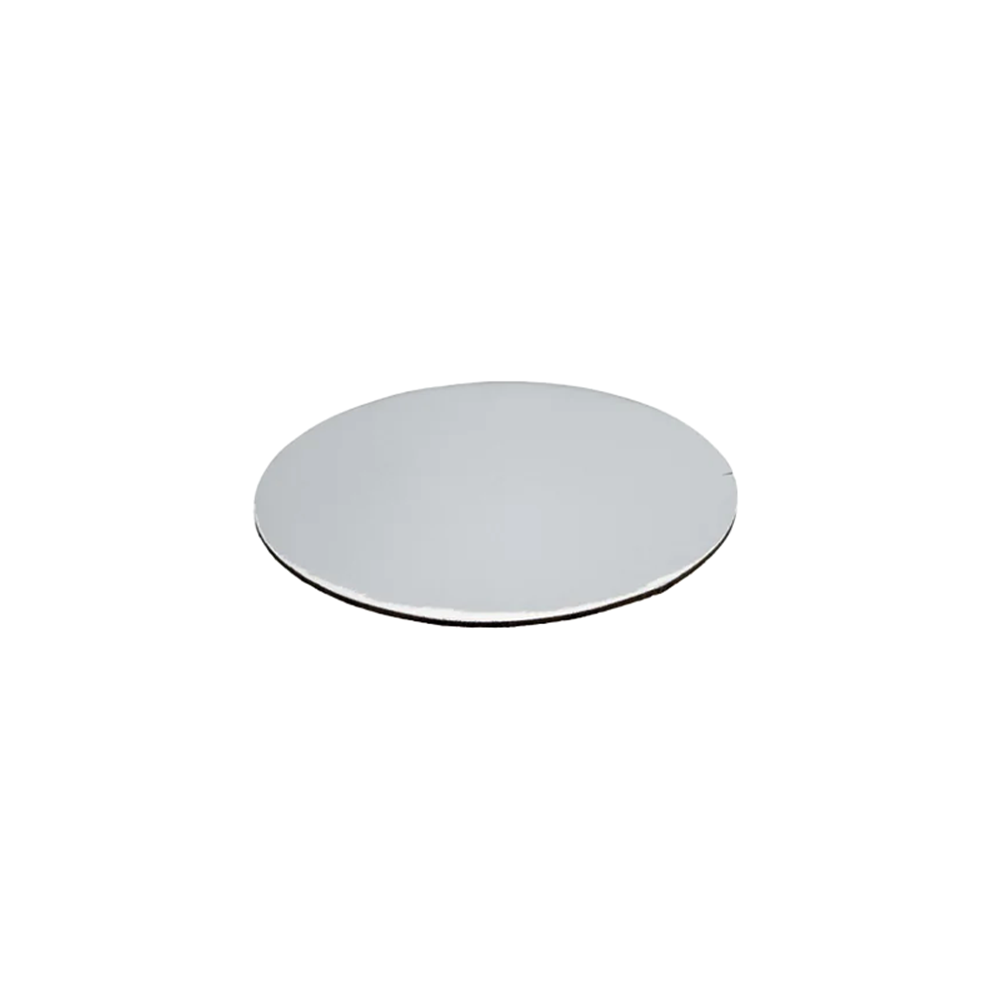 7 Inch Round STD Foil Cake Board - Silver