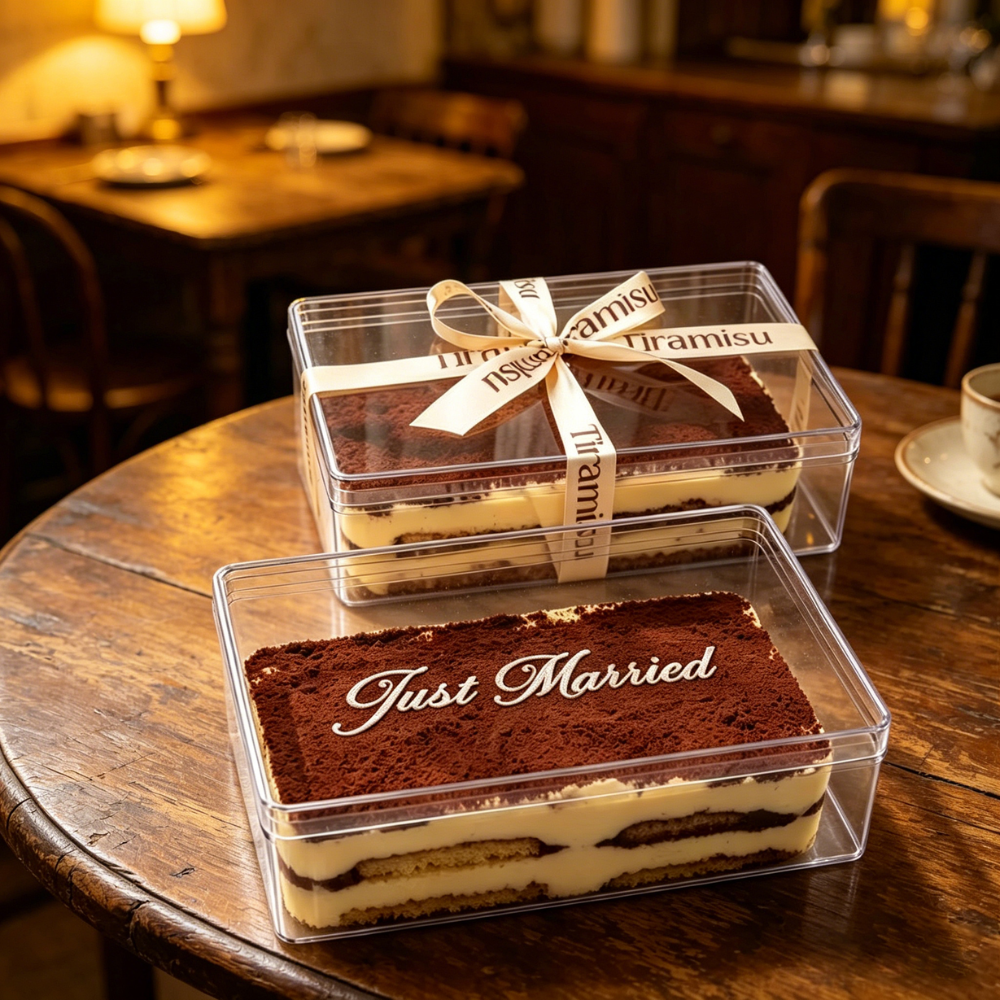 Tiramisu containers