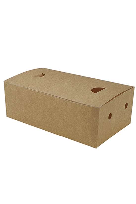 Hộp đồ ăn nhẹ Takeaway cỡ lớn màu nâu
