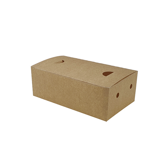 Hộp đồ ăn nhẹ Takeaway cỡ lớn màu nâu