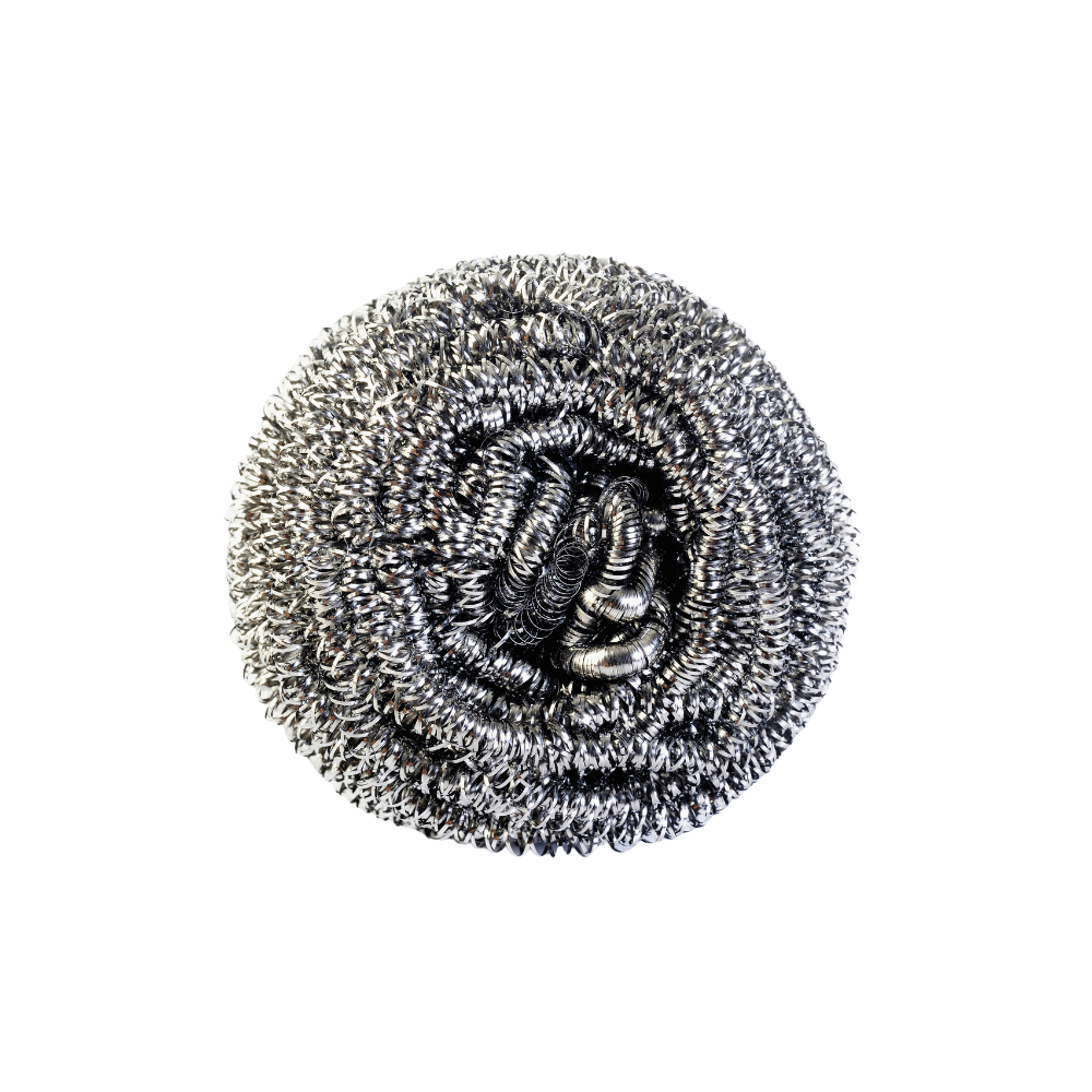 Heavy-Duty Stainless Steel Scourer Ball (50g) – For Tough Cleaning