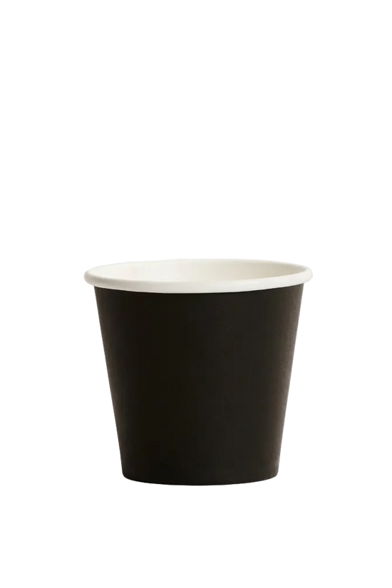 Cốc giấy 1 lớp 8oz tráng PE màu đen - miệng 90mm