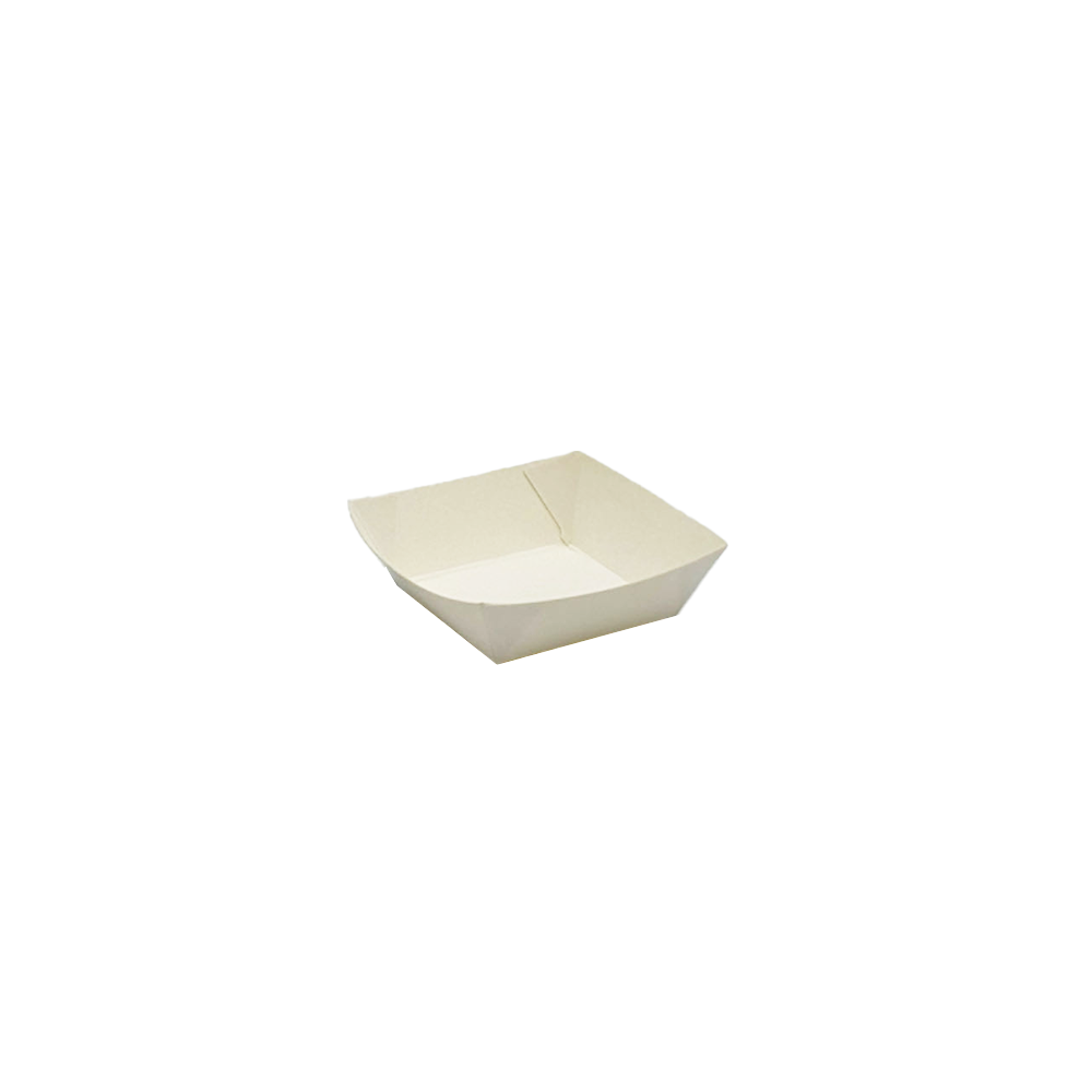 White Cardboard Mini Takeaway Tray