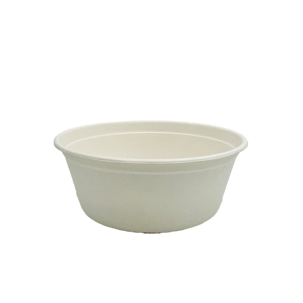 22oz/650mL Sugarcane Takeaway Round Bowls