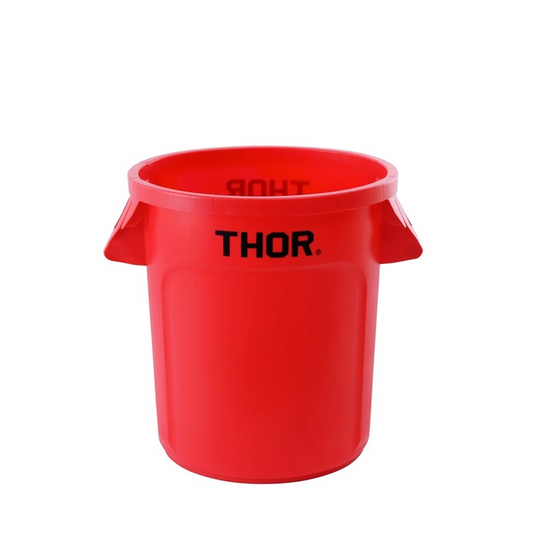 38L Trust® Thor Round Commercial Waste Bin – Red
