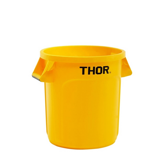 38L Trust® Thor Round Commercial Waste Bin – Yellow