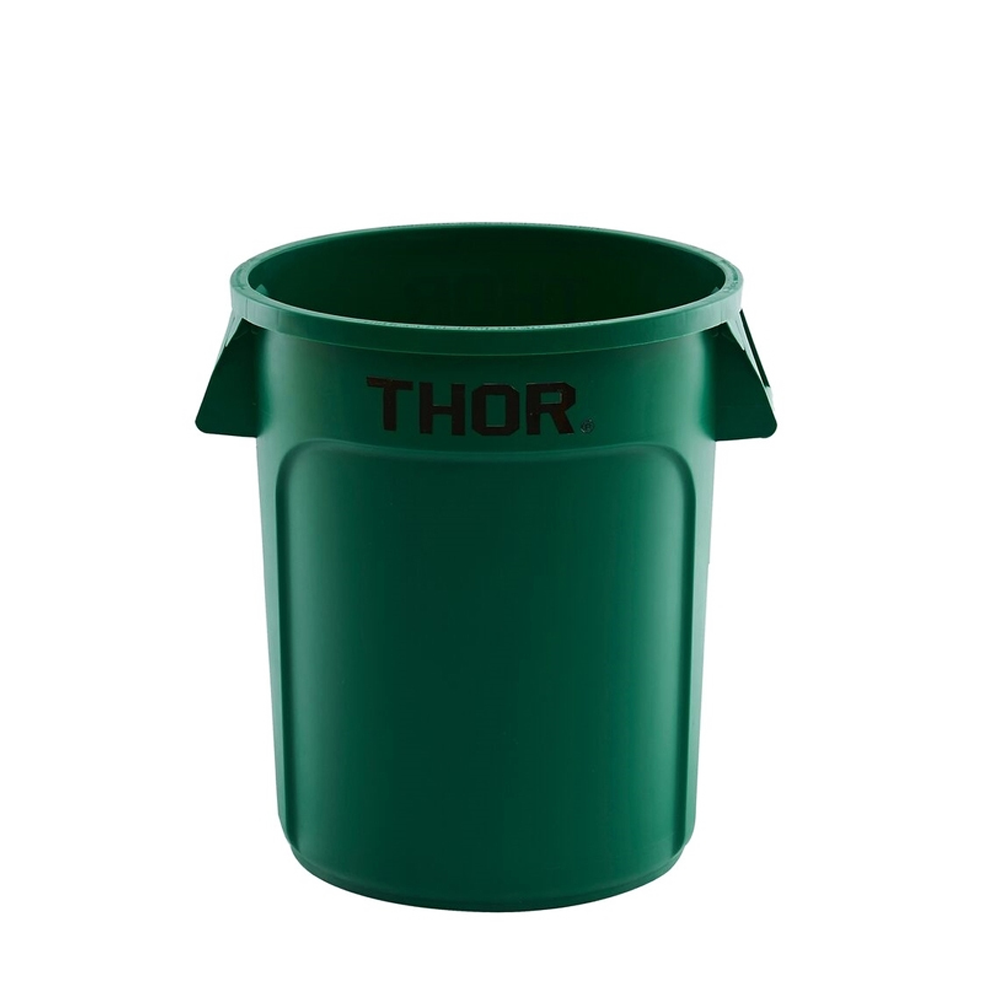 75L Trust® Thor Round Commercial Waste Bin – Green