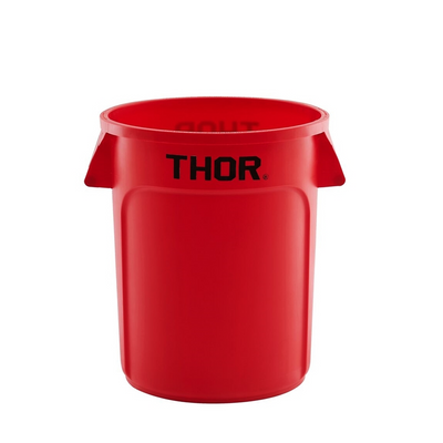 75L Trust® Thor Round Commercial Waste Bin – Red
