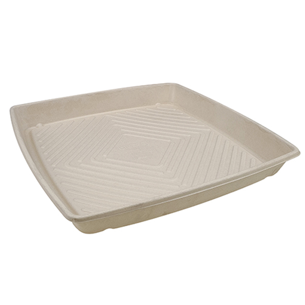 Large Natural Sugarcane Catering Tray 16" Inch