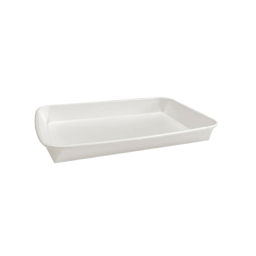 Aqueous Coated Paper White Sushi Tray Large - 600/CTN - TEM IMPORTS™
