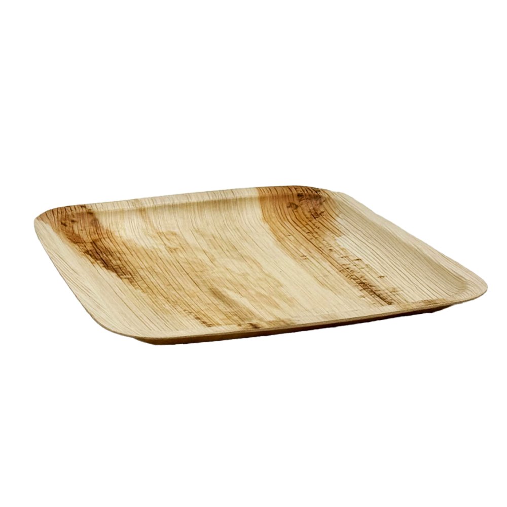 Areca Palm Large Square Plate 10" Inch - 25 Pack - TEM IMPORTS™