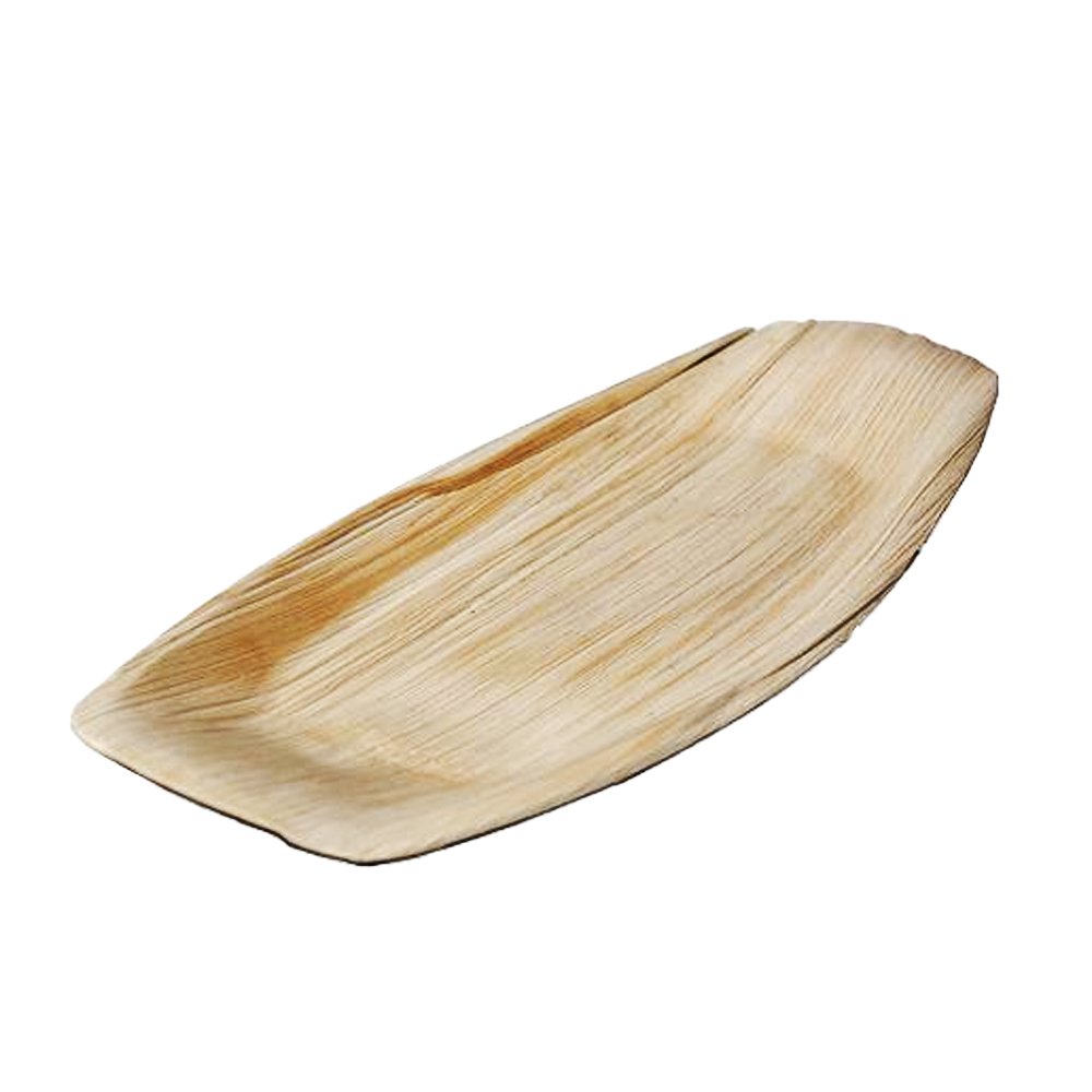 Areca Palm Long Oval Plate 16"x8" Inch - 41x21cm - TEM IMPORTS™