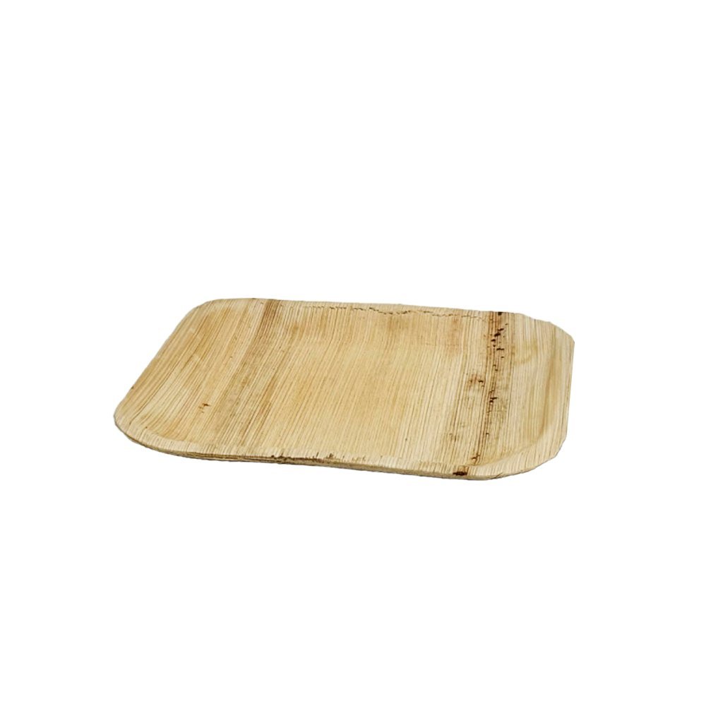 Areca Palm Medium Square Plate 8" Inch - 25 Pack - TEM IMPORTS™