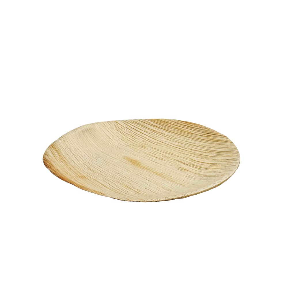 Areca Palm Round Plate 9" Inch - 25 Pack - TEM IMPORTS™