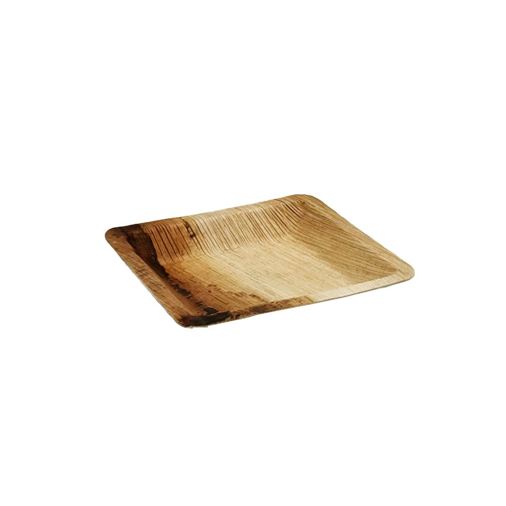 Areca Palm Small Square Plate 6" Inch - 25 Pack - TEM IMPORTS™