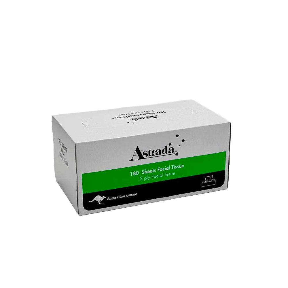 ASTRADA Facial Tissue 2-Ply 180 Sheets – 24/Carton - TEM IMPORTS™