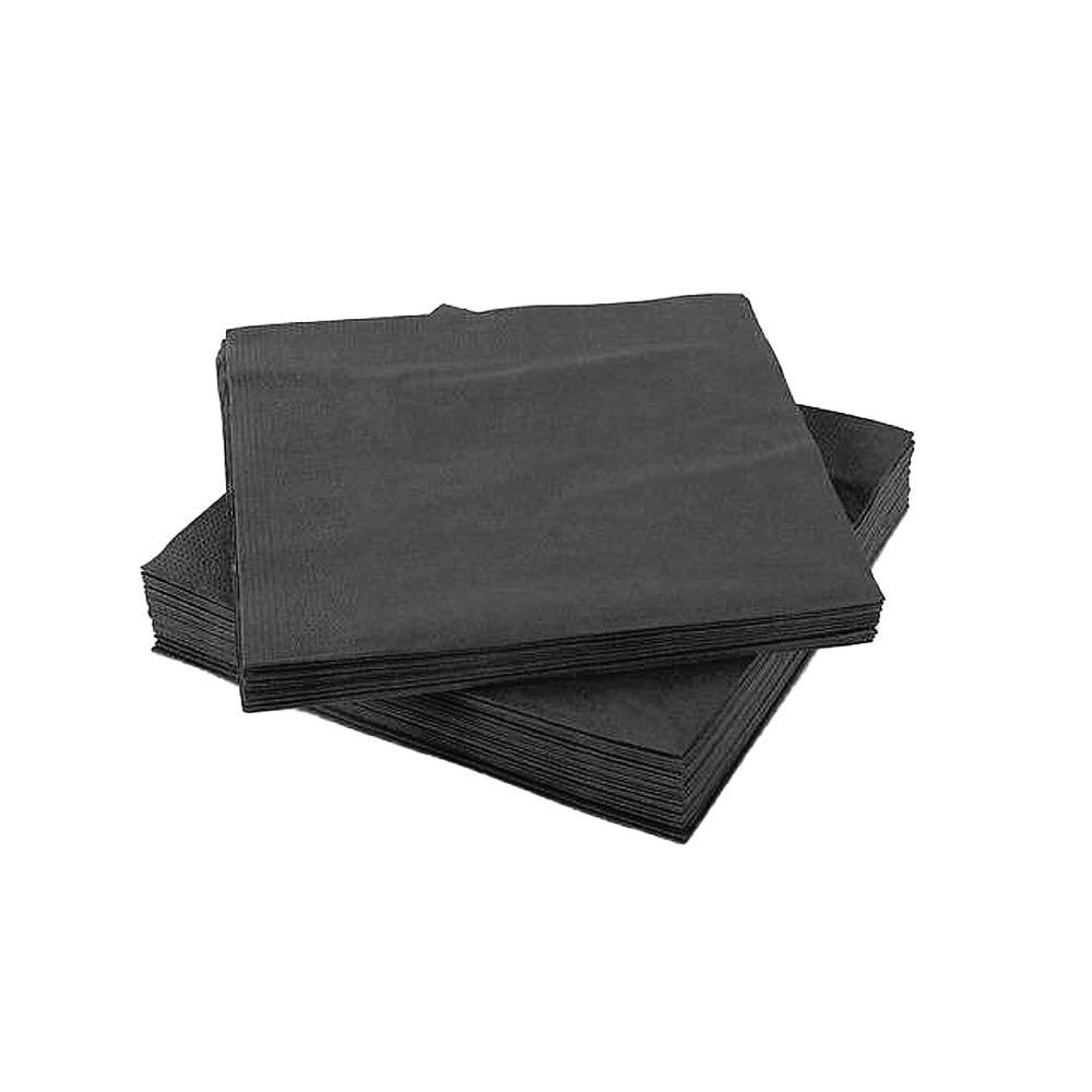 Black 2 Ply Cocktail Napkins - Pack of 250 - TEM IMPORTS™