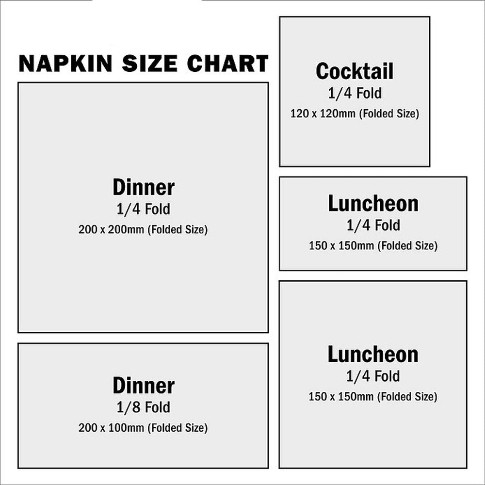 Black Quilted 2ply Dinner Napkin 1/8 GT fold - 1000/CTN - TEM IMPORTS™