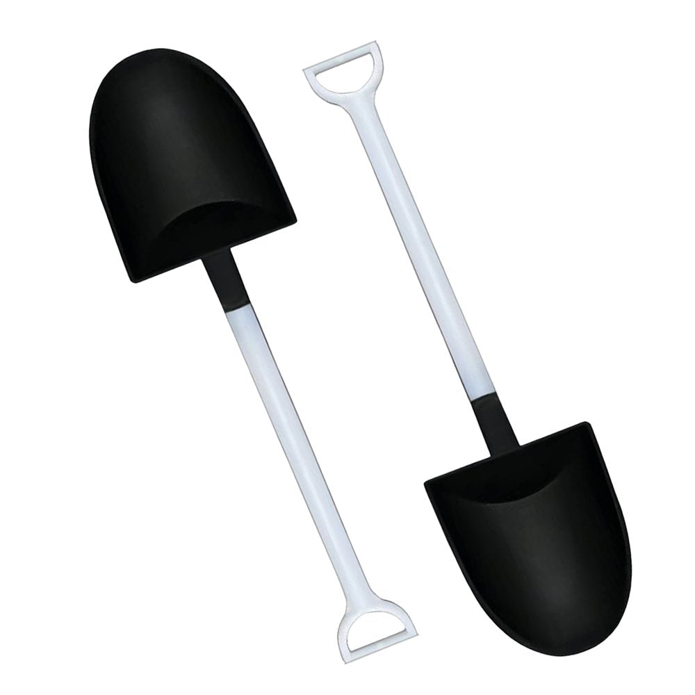 Black & White Mini Plastic Shovel Spoon - TEM IMPORTS™