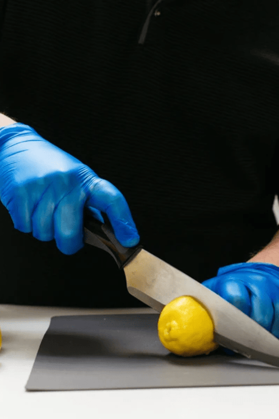 Blue Vinyl Gloves Powder Free - Large - TEM IMPORTS™