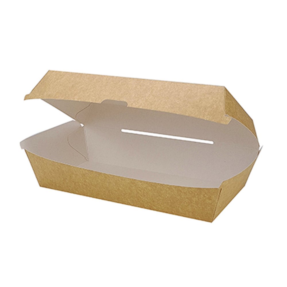 Cardboard Takeaway Clam Kraft Large - TEM IMPORTS™