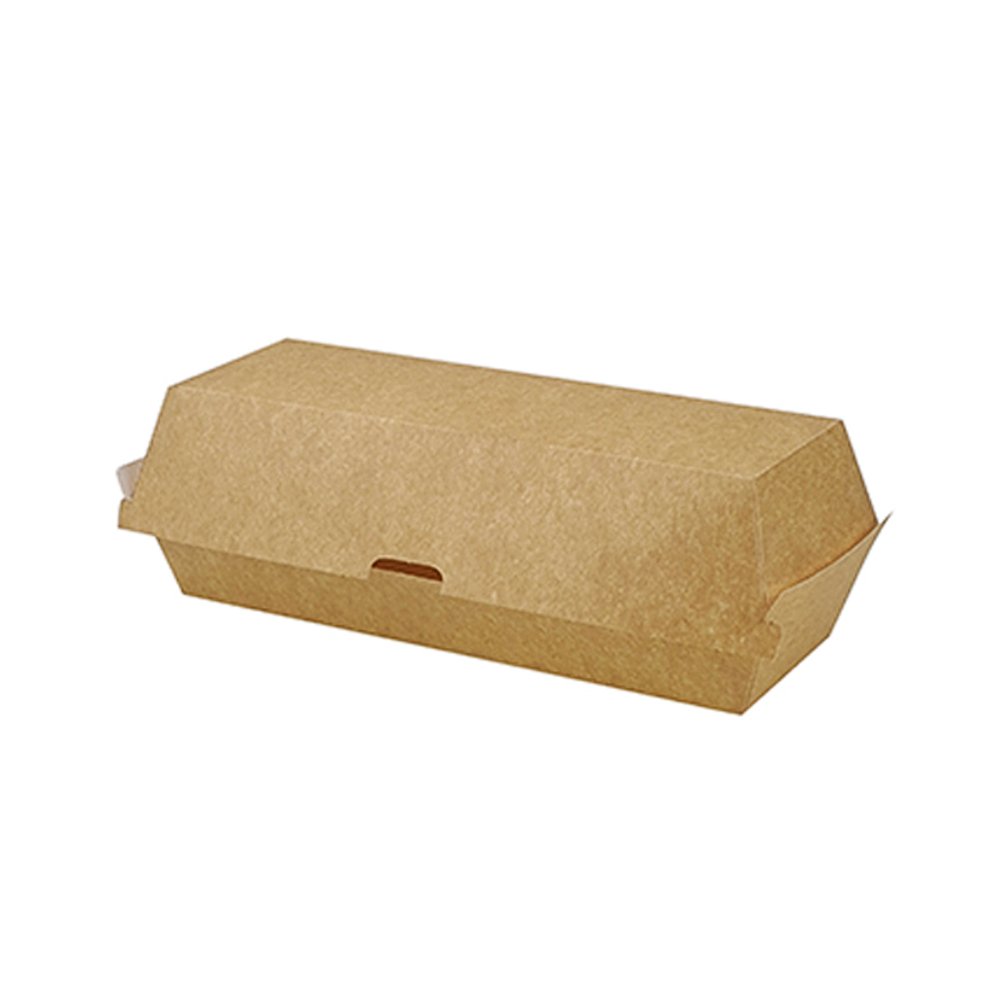 Cardboard Takeaway Hot Dog Clam Kraft - TEM IMPORTS™