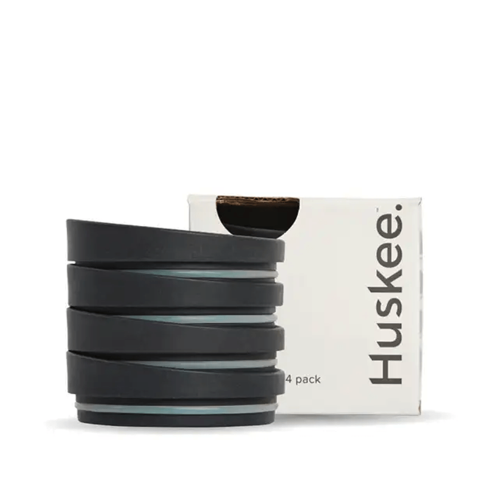 Charcoal HuskeeCup Universal Lid 4 - Pack - 48/CTN - TEM IMPORTS™