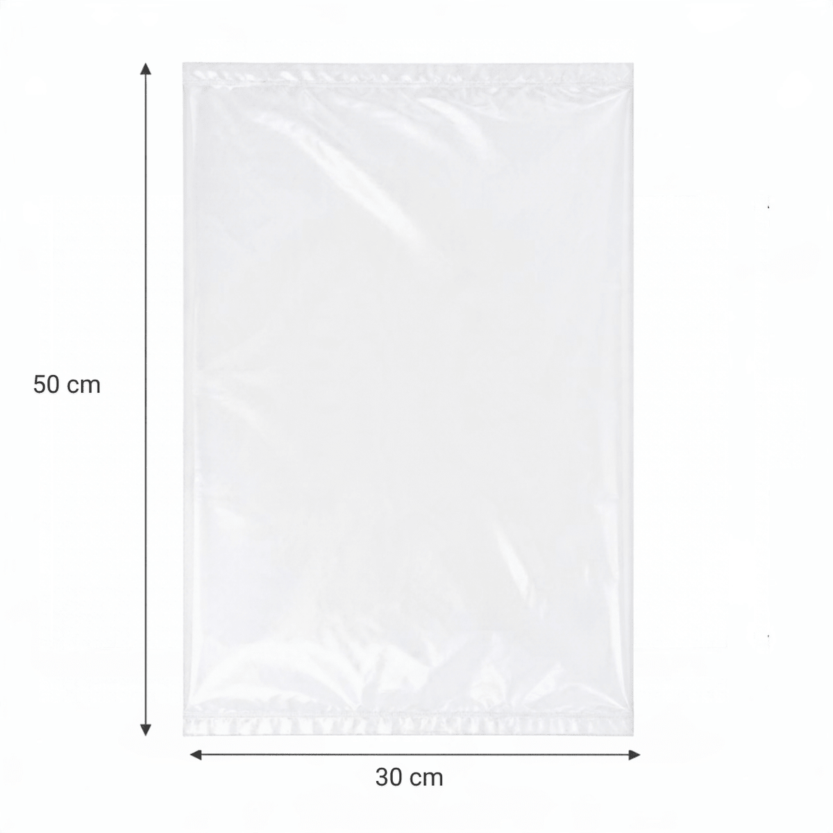 Clear LDPE Plastic Bags – 50 x 30cm (Pack of 100) - TEM IMPORTS™