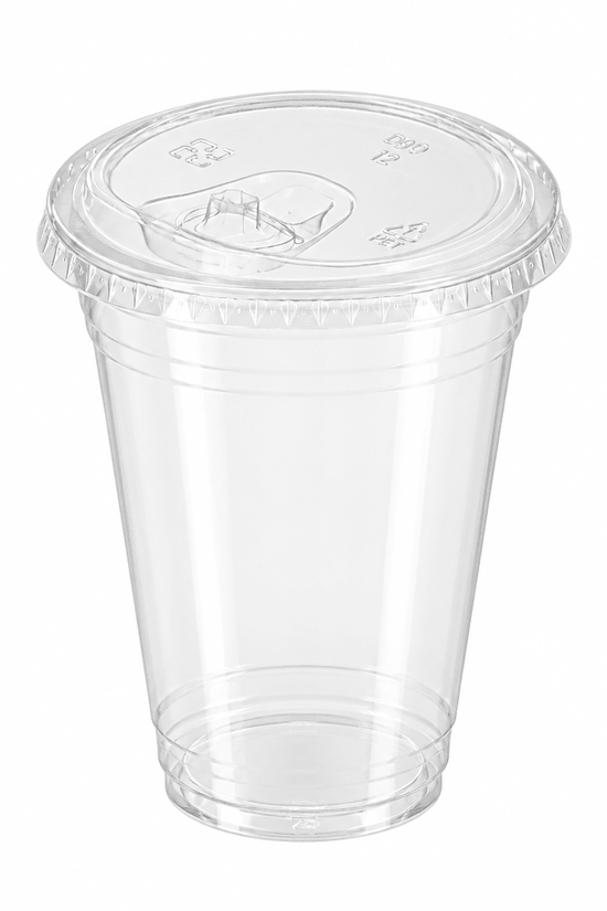Clear PET 90mm Straw-Free Lid – Fits PET Cups - TEM IMPORTS™