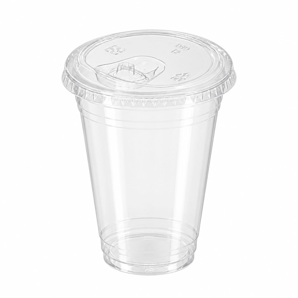 Clear PET 90mm Straw-Free Lid – Fits PET Cups - TEM IMPORTS™