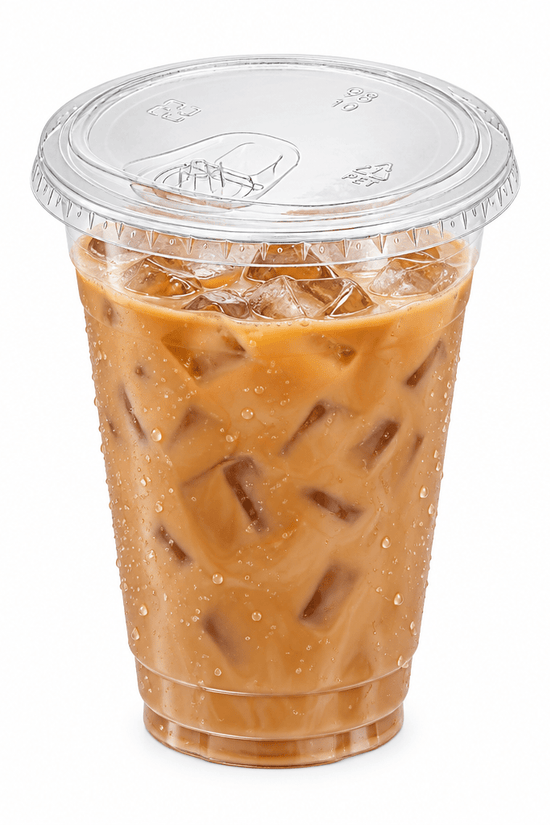 Clear PET 98mm Straw-Free Lid – Fits PET Cups - TEM IMPORTS™