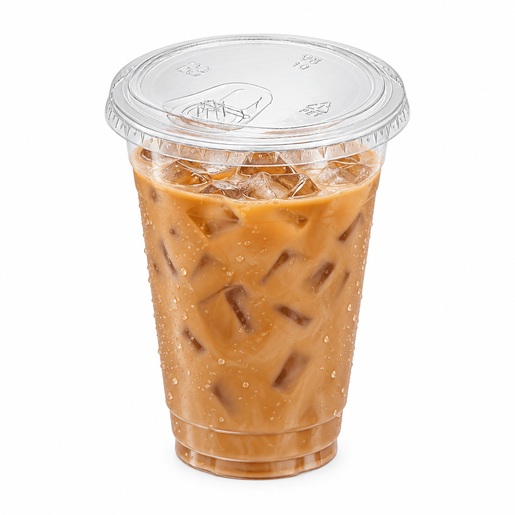 Clear PET 98mm Straw-Free Lid – Fits PET Cups - TEM IMPORTS™