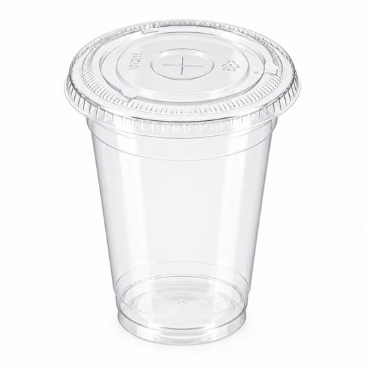 Nắp phẳng PET trong suốt (D/98mm) X Lỗ khe