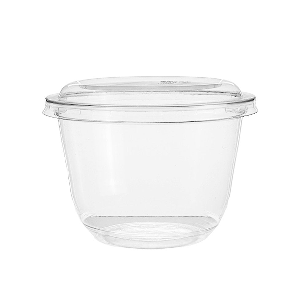 Clear PET (D/95mm) Flat Lid No Hole - TEM IMPORTS™