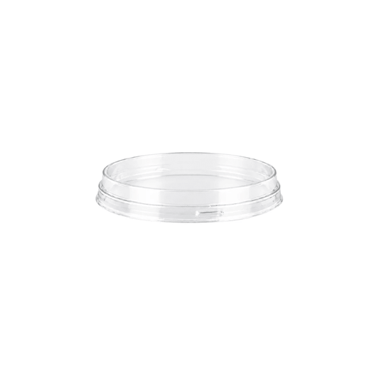 Clear PET Lid For 150mL Round – Black & Gold Series - TEM IMPORTS™