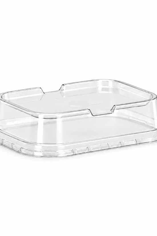 Clear PET Lid For 170mL Rectangular – Black & Gold Series - TEM IMPORTS™