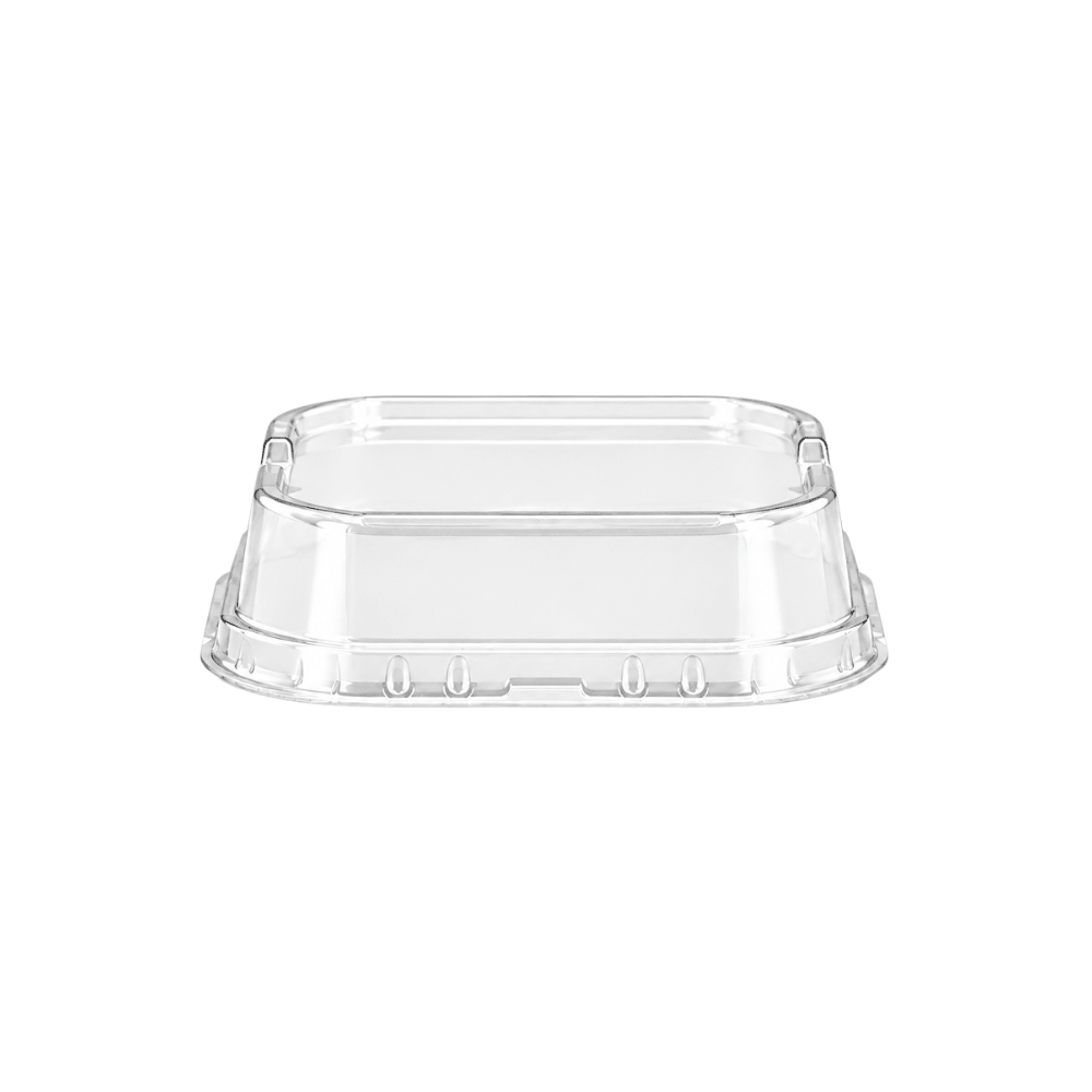 Clear PET Lid For 300mL Square – Black & Gold Series - TEM IMPORTS™