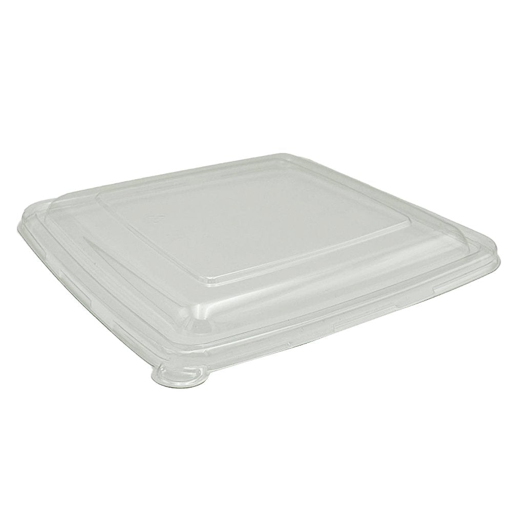 Clear PET Lid For Sugarcane 9" No Compartment Tray - TEM IMPORTS™